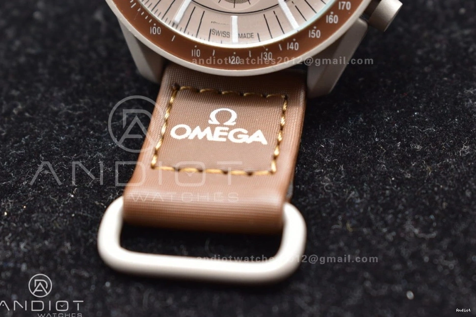 Nylon Quartz Swatch Strap Bioceramic Moonwatch On Omega X Mission Saturn To 1219